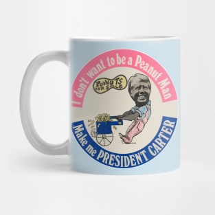 JIMMY CARTER ))(( Vintage Presidential Peanut Man Campaign Mug